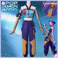  KPOP DEMON HUNTERS RUMI ZOEY MIRA Cosplay Costume Korean Girl KPOP Carnival Cosplay Costume