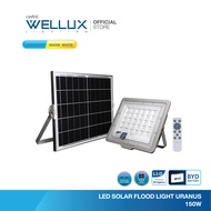 [BYD BATTERY]WELLUX โคมไฟฟลัดไลท์โซล่า 150W 250W 450W LED SOLAR FLOOD LIGHT รุ่น URANUT SERIES