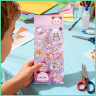 3D Scrapbook Stickers Notebook Decoration 3D Floating Sticker for Kids Girls Teens Adults Scrapbooks