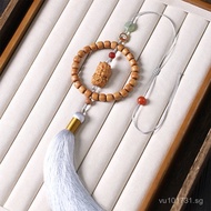 Decorative Hanging Ornament Car Hanging Barbie Long Car-Mounted Sandalwood Rearview Mirror Tassel Gr