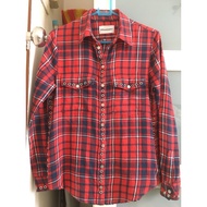 Authentic Zadig & Voltaire Plaid Long Sleeve Shirt