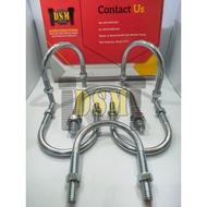 Galvanized / M12 U Bolt 1/2x5" / Clamp U 5 Inch (125 MM)