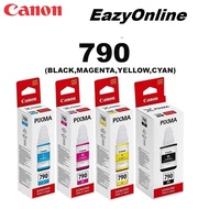 Canon Pixma GI-790 Colour Refill Ink Cartridge Ink Bottle GI 790 for Canon Printer - Black/Cyan/Mage