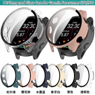 Tempered Glass Case for Garmin Forerunner 970 570 Watch Screen Protector Cover Film Protective for G