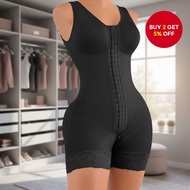 Double Zipper Body Shaper for Women with Tummy Control and Slimming Full Body Girdle