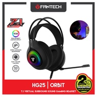 FANTECH หูฟัง เกมมิ่ง ระบบ 7.1 Headset Gaming มีไมโครโฟน ไฟ RGB รอบหูฟัง สำหรับเกมแนว FPS , RTS, MMO