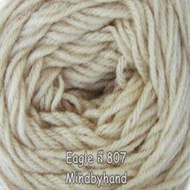 **ไหมพรมยอดนิยม**  ไหมพรมอีเกิ้ล  Eagle สีพื้น เส้น 4 ply    (10001)