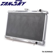 For 89-93 Nissan Skyline R32 RB25 RB20 Aluminum Race Radiator 2 Row MT Manual 50MM TK-R299RAD