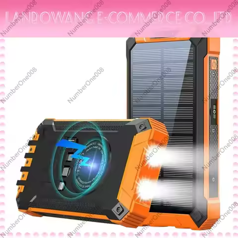 Multifunctional Waterproof Mobile Solar Power Bank Hot Trend Wireless Solar Mobile Fast Charger Port