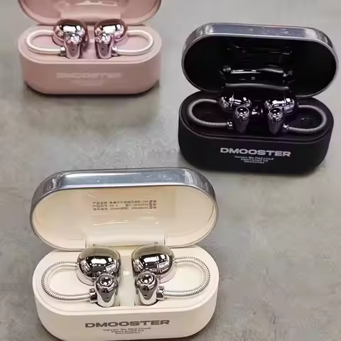 Dmooster D98 Open Ear Bluetooth V6.0 Earphone AI Translate Noise Cancelling Comfort Wear Wireless He