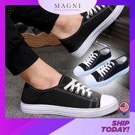 Magni Kasut Canvas Lelaki Canvas Shoes Men black shoes Student