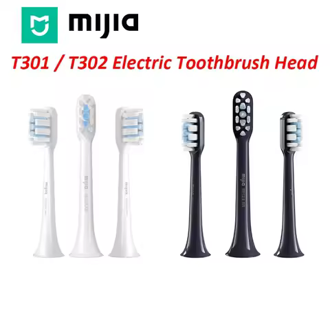 Mijia T301/T302 Sonic Electric Toothbrush Head 3pcs Soft Toothbrush Head Original for T301 Sonic Bru