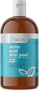 Skin Beauty Solutions LACTIC Acid 70% Skin Chemical Peel- Alpha Hydroxy (AHA) For Acne, Skin Brighte