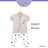 We Bare Bears 0-18M Set Baju Bayi / Baby Boy Girl Newborn Basic Knit Suit Set Long Sleeves & Pants 3