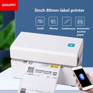 Goojprt Thermal Printer Bluetooth Sticker Label Printer POS USB 80mm - CC330 - White