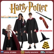 Wizard Robe Kids Dress Book Character/Potter Magic Robe Costume Adult Cosplay Halloween Outfit Anime