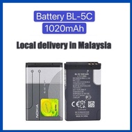 Nokia Battery JOC Battery Extend BL-5c/BL-4C/BP-4L 1020mAH Bateri JOC BL5C Nokia Phone Compatible li