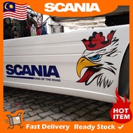 Sticker Tepi Skirting Scania/Tulisan SCANIA dan Logo Burung
