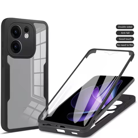 For OPPO A5X Case Oppo A5X 4G 5G Cover Phone Case Full Body Protection Case Protective 360 Double Si