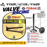 👍TOBAKI RACING VALVE LC135 Y15ZR Y16ZR R15 19MM 20MM 21MM 22MM 23MM 24MM 25MM 26MM 27MM 28MM EXHAUST