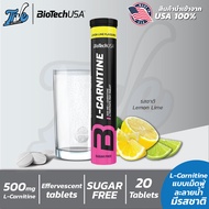 BioTechUSA L-Carnitine Effervescent - 20 Tablets - แอลคาร์นิทีน แบบเม็ดฟู่ละลายน้ำ รสผลไม้