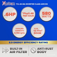 Astron Inverter Class .6 HP Aircon (window-type air conditioner-TCL60-MA) (Formerly Pensonic Aircon)