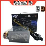 YGT True Rated 500 Watt Power Supply 80 Plus Certified And 80 Plus Certified Bronze PSU