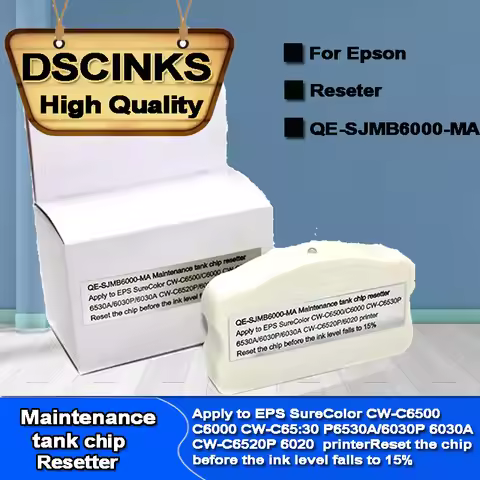 Maintenance Box Chip Resetter Compatible with Epson ColorWorks CW-C6500 CW-C6000 CW-C6530P CW-C6530A