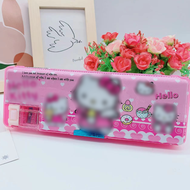 Gratis Ongkir - Kotak Pensil  / Kotak Pensil Magnet 2 Sekat / Kotak Pensil Anak