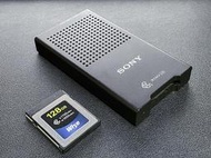 SONY CFexpress/XQD 讀卡機 + Wise 128GB CFexpress 記憶卡(二手)