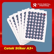 PRINT A3+ SIZE STICKERS (WITHOUT CUTTING)