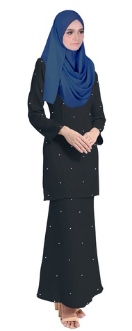 Simple style plain baju kurung for women - Cahaya starletz Baju Kurung