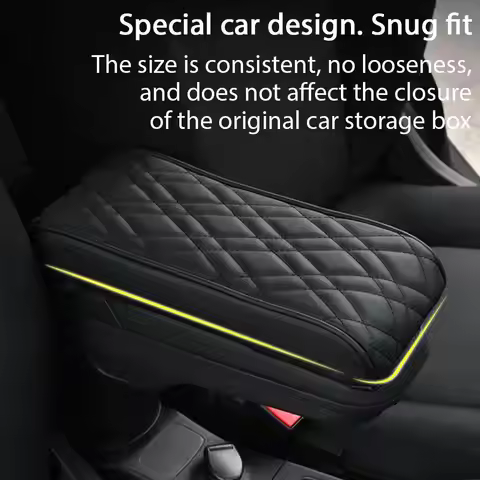 Universal Car Armrest Mat Center Console Thicken Arm Rest Cushion For MINI Cooper F55 F56 F57 Auto A