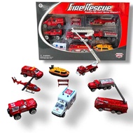 HH-diecast toy/Car toy set/fire rescue metal diecast toy 8pcs No.8-555F