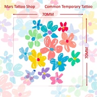 【Mars Tattoo】Common Tattoo, Colored Tattoo, Long Lasting,Temporary Tattoo Sticker, Fake Tattoo, Flow