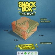 Snack Box 12x12 Material 200 Gsm Box 12x12 (B43K149-12X12x7 Cm)