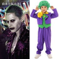 Movie Suicide Squad cos Costume Halloween Children Costume Joker Cosplay Costume Performance Costume