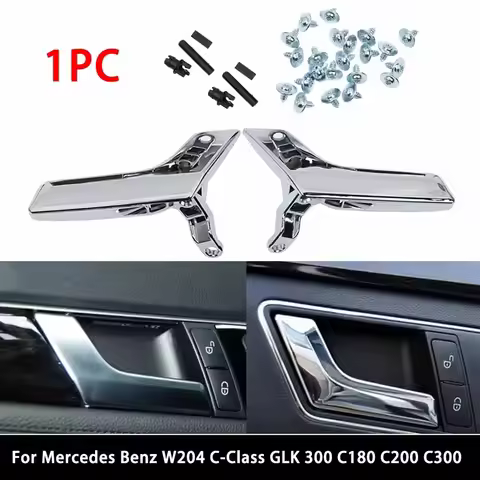 For Mercedes Benz W204 C-Class GLK 300 C180 C200 C300 New Upgraded Interior Chrome Opening Door Hand