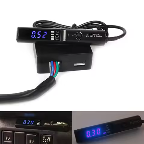 VC-Innovative-Universal 12V Turbo Timer For Universal Car Auto LED Digital Display For Turbo & NA Tu