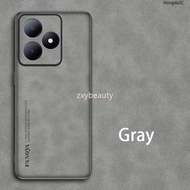 Ốp da cho Realme Lưu ý 50 C53 NFC 2023 vỏ điện thoại da cừu TPU mềm chống sốc bìa cho realmec53 5G 4