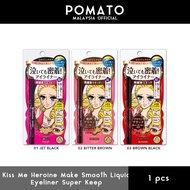 KISSME KISS ME Heroine Make Smooth Liquid Eyeliner Superkeep 01 Jet Black 02. Better Brown 03 Brown 
