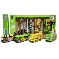 Children's Toy Car Bus 4 Pcs Transport Vehicle NO.8824