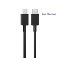 1M 3A 60W Fast Charger Cable USB-C to C for Samsung Galaxy S25 S24/S23 Ultra/S22/S21/S20 Note20 A54/
