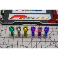 Countersunk Head Nut Genuine Titanium M4/M5