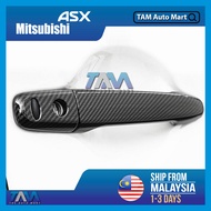 Mitsuibishi ASX 2010 - 2018 Door Handle Cover Trim Carbon Fiber Pattern Mitsuibishi ASX Car Accessor