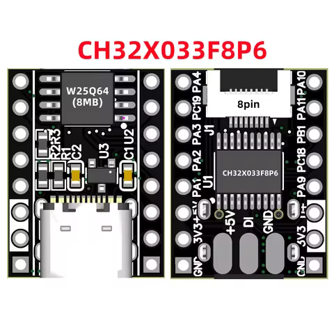 WCH CH32X033 Development Board On-board CH32X033F8P6 Microcontroller Core Board