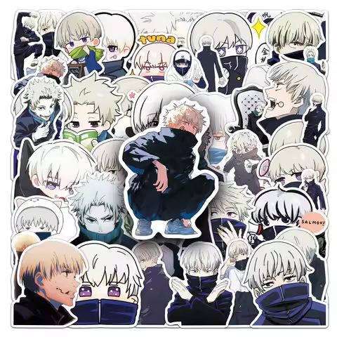 50PCS Inumaki Toge Stickers Jujutsu Kaisen Graffiti Stickers DIY Diary Phone Case Handmade Scrapbook