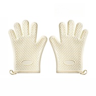 1 Pair of Silicone Insulated Gloves Suitable for Use in Ovens Microwaves Pots Household Kitchens Coo