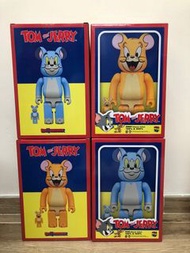 《現貨》🎉🎉🎉 BE@RBRICK TOM (Classic Color) 100％ & 400％ (TOM AND JERRY) BE@RBRICK JERRY (Classic Color) 10