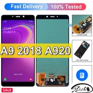 Super AMOLED For Samsung Galaxy A9 2018 A920 A920F SM-A920F/DS LCD Display Touch Screen Digitizer As